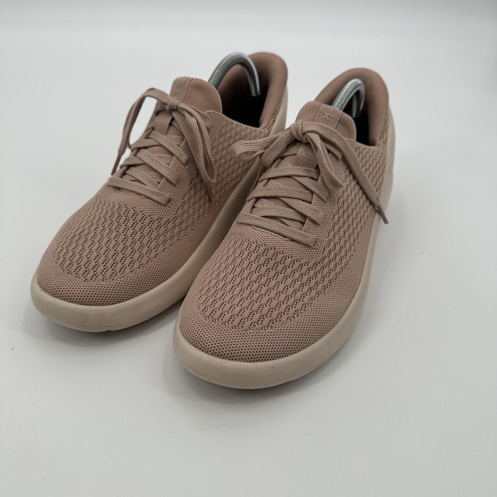 Kizik Athens Shoes Womens‎ 10.5 Pink Beige Slip On Hands Free Sneakers Comfort
